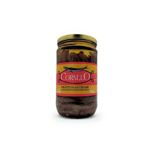Acciughe sott’ olio Corallo